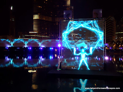 The Dubai Fountain Light 1