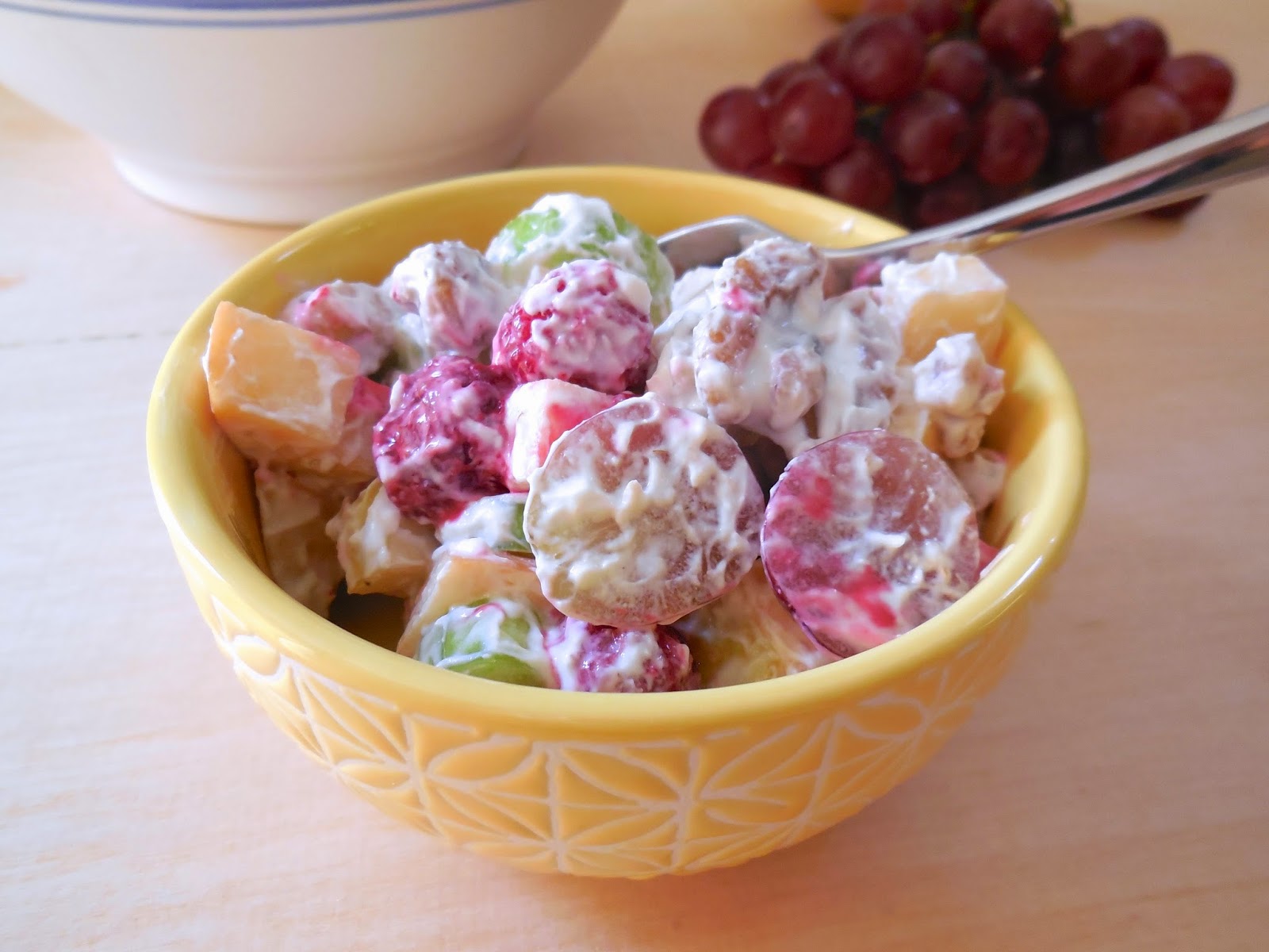 NourishRDs Healthy Berry & Grape Waldorf Salad
