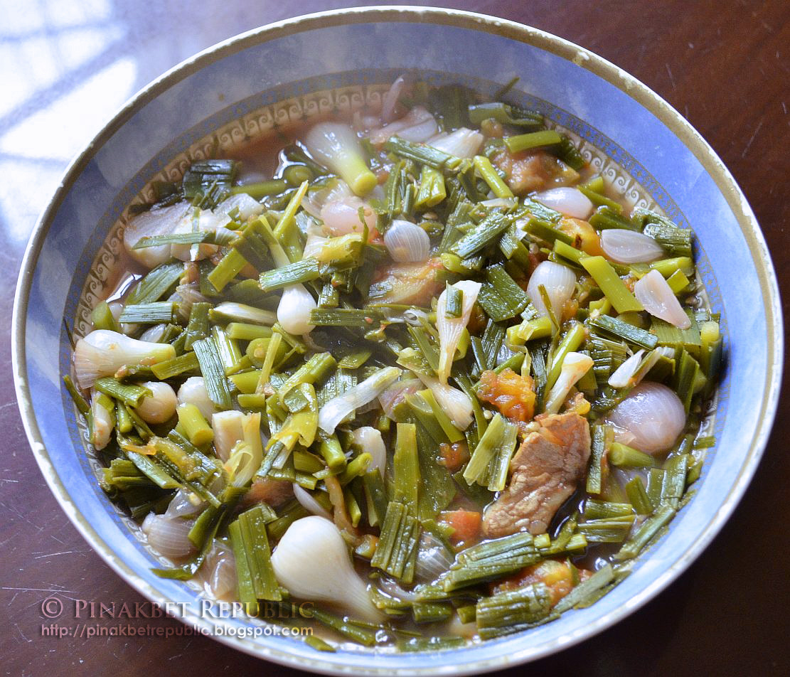 pinakbet a bawang, young garlic stew PINAKBET REPUBLIC