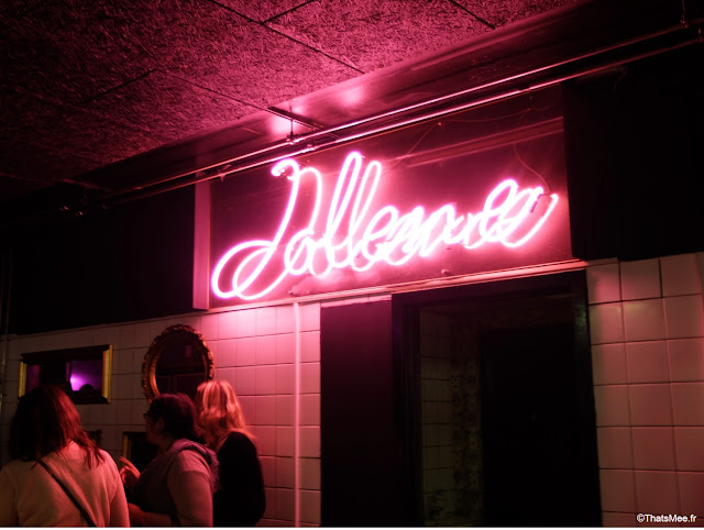 Bar dansant club Jolene, Meatpacking Copenhague neon rose