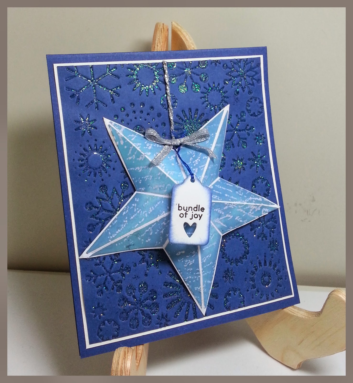 Tant Bruns Broderade Bryderier. Serie med julkort 3.