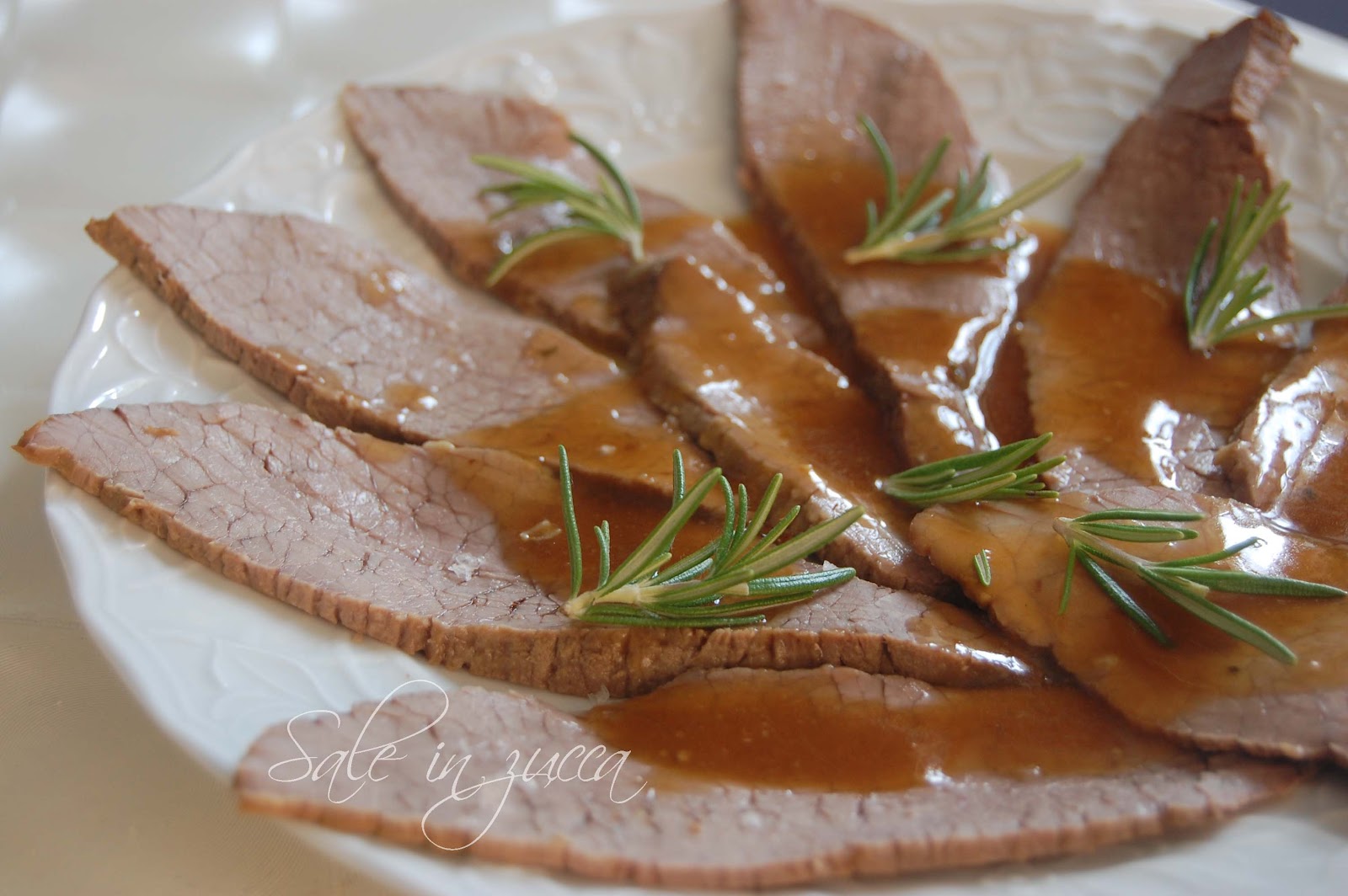 Sale in zucca Roast beef