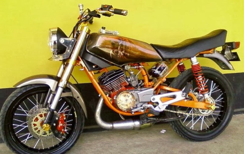 Foto Modifikasi Motor Yamaha Rx-king Terbaru title=