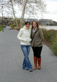 Lisa and I on the Georgetown Potomac riverfront