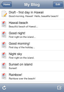 blog write post list blog write post list