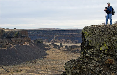 Bruce Bjornstad on Umatilla Rock.
