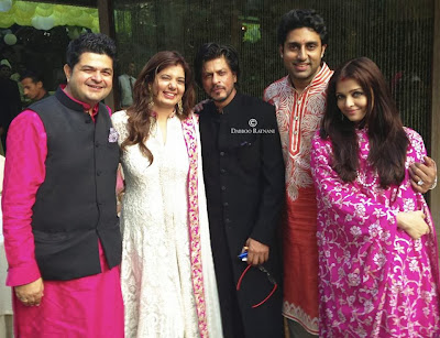 Abhishek, Shah Rukh, Aishwarya and Dabboo Celebrates Diwali photo