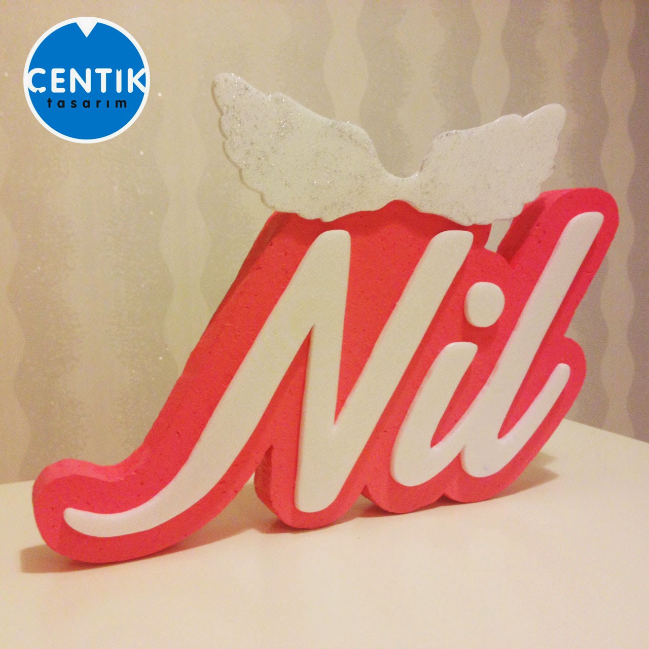 Çentik Tasarım Strafor parti dekorları Bebek odası için melek