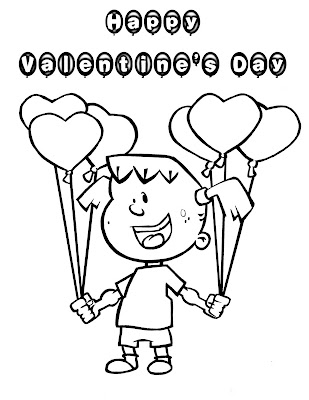 Valentines Love Balloons Coloring Pages Valentines Love Balloons Coloring Pages