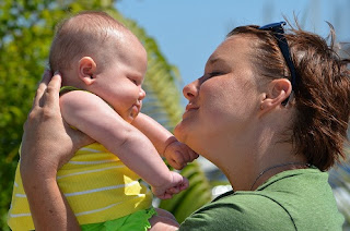 Baby and mom