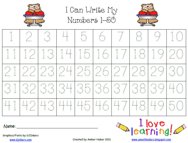 It's just a picture of Impeccable Free Printable Numbers 1-50 It is a picture of Impeccable Free Printable Numbers 1-50