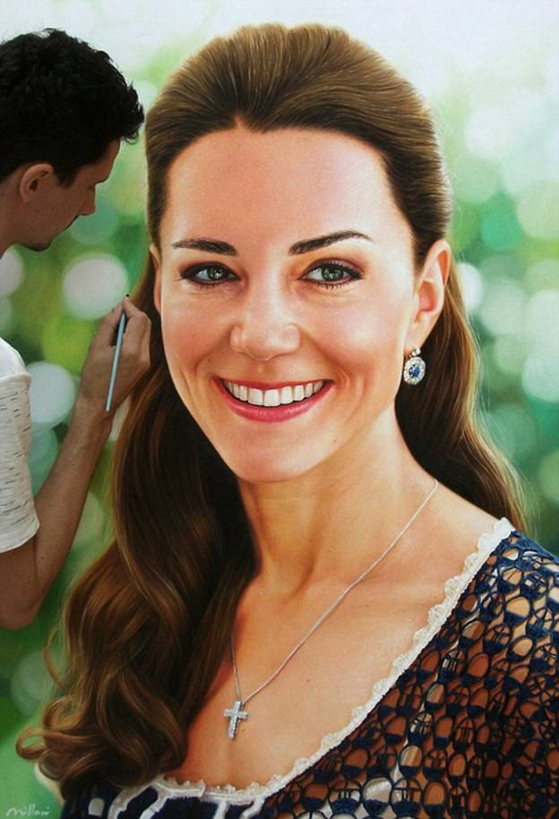 About William and Kate New Flattering Portrait of The Duchess of Cambridge from Brazilian