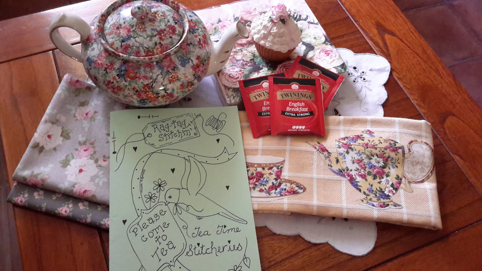 PLEASE COME TO TEA STITCHERY PATTERNS