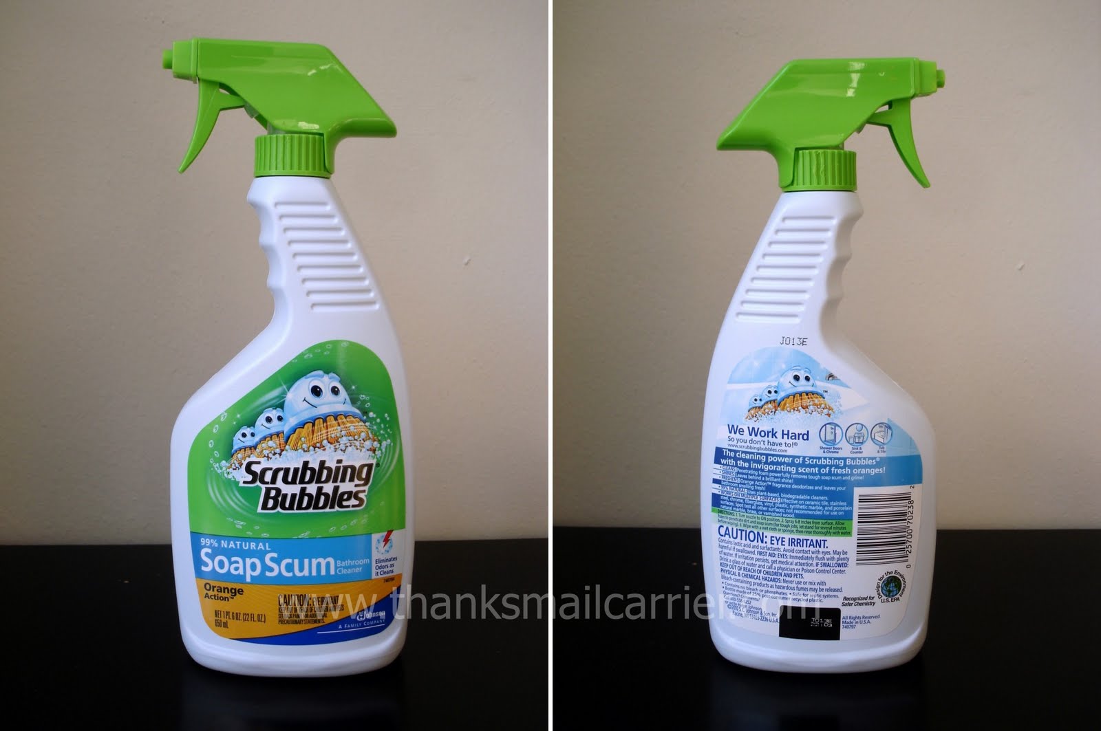 Thanks, Mail Carrier Scrubbing Bubbles One Step Toilet Bowl Cleaner