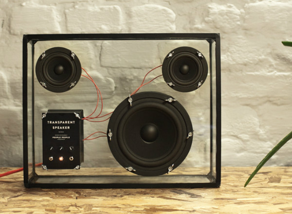 transparent speaker box