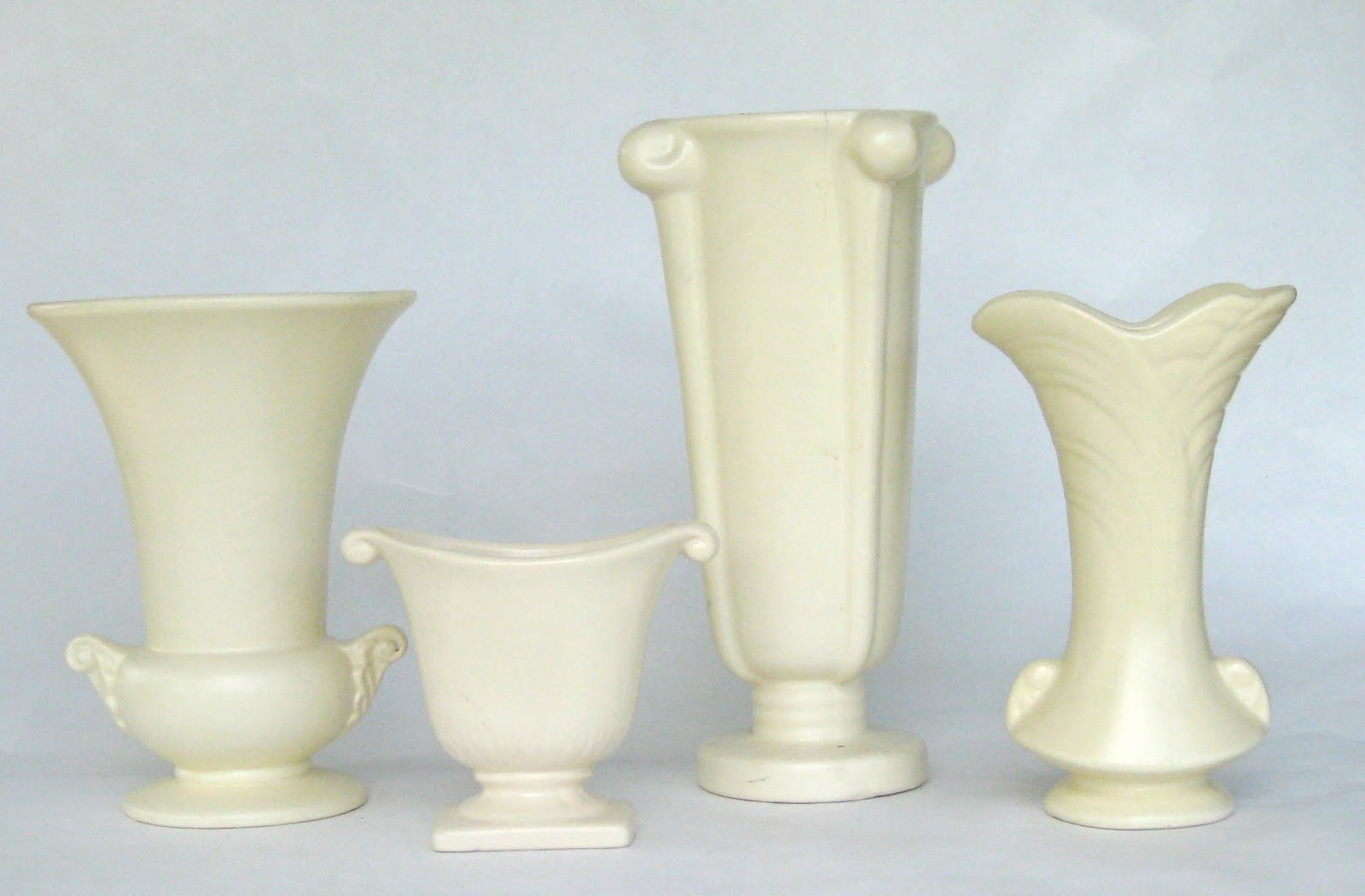 Pleasant Living MATTE WHITE POTTERY