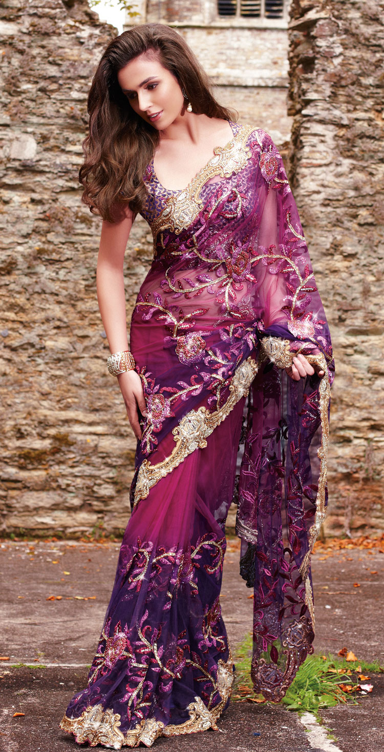 traditional boutique saree