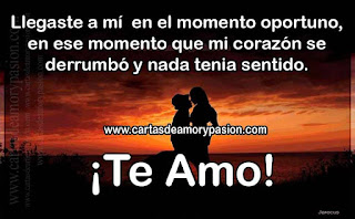 El destino hizo un buen trabajo. Cartas de amor