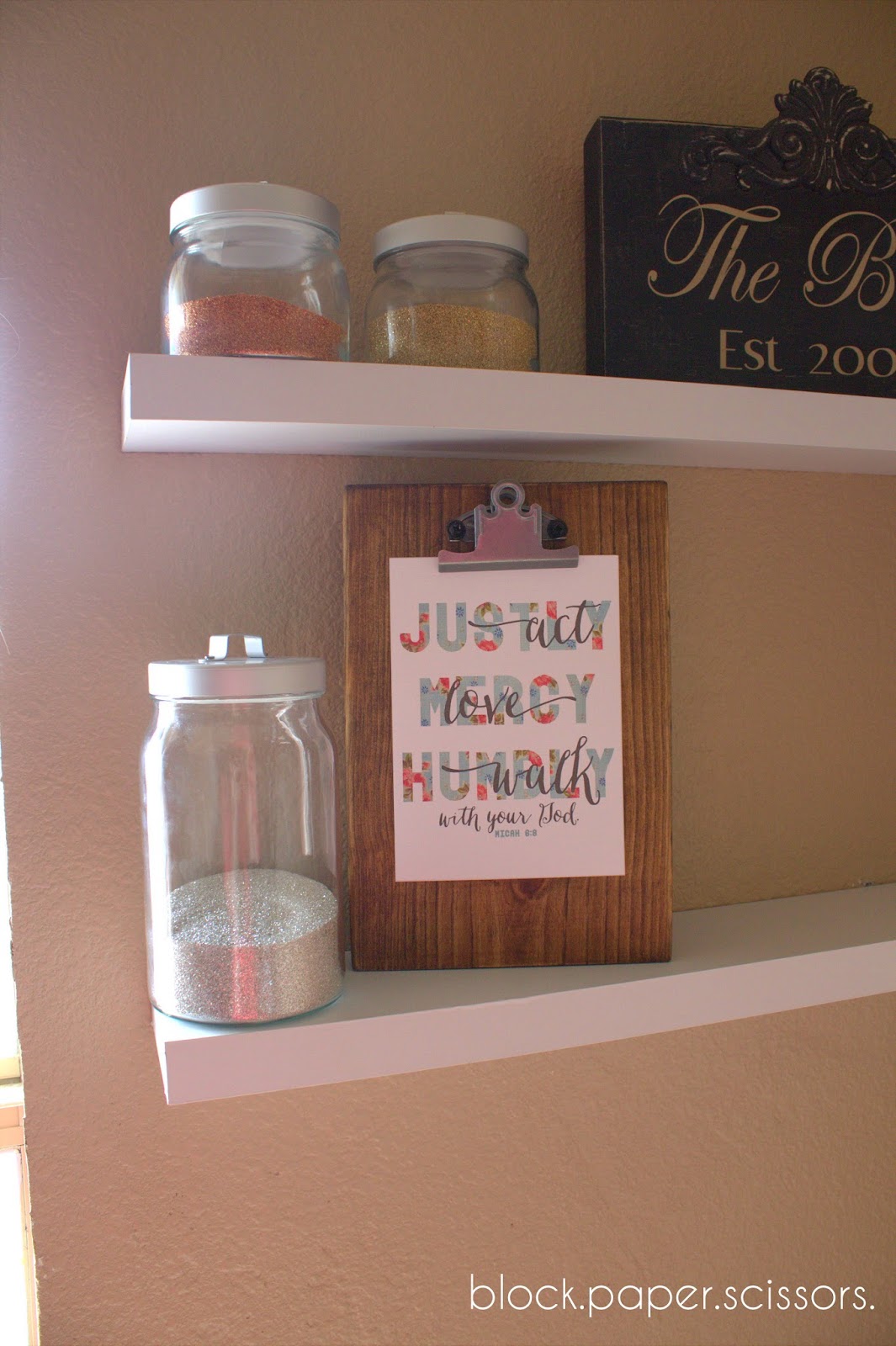 How to Fix Leaning Shelves block.paper.scissors.