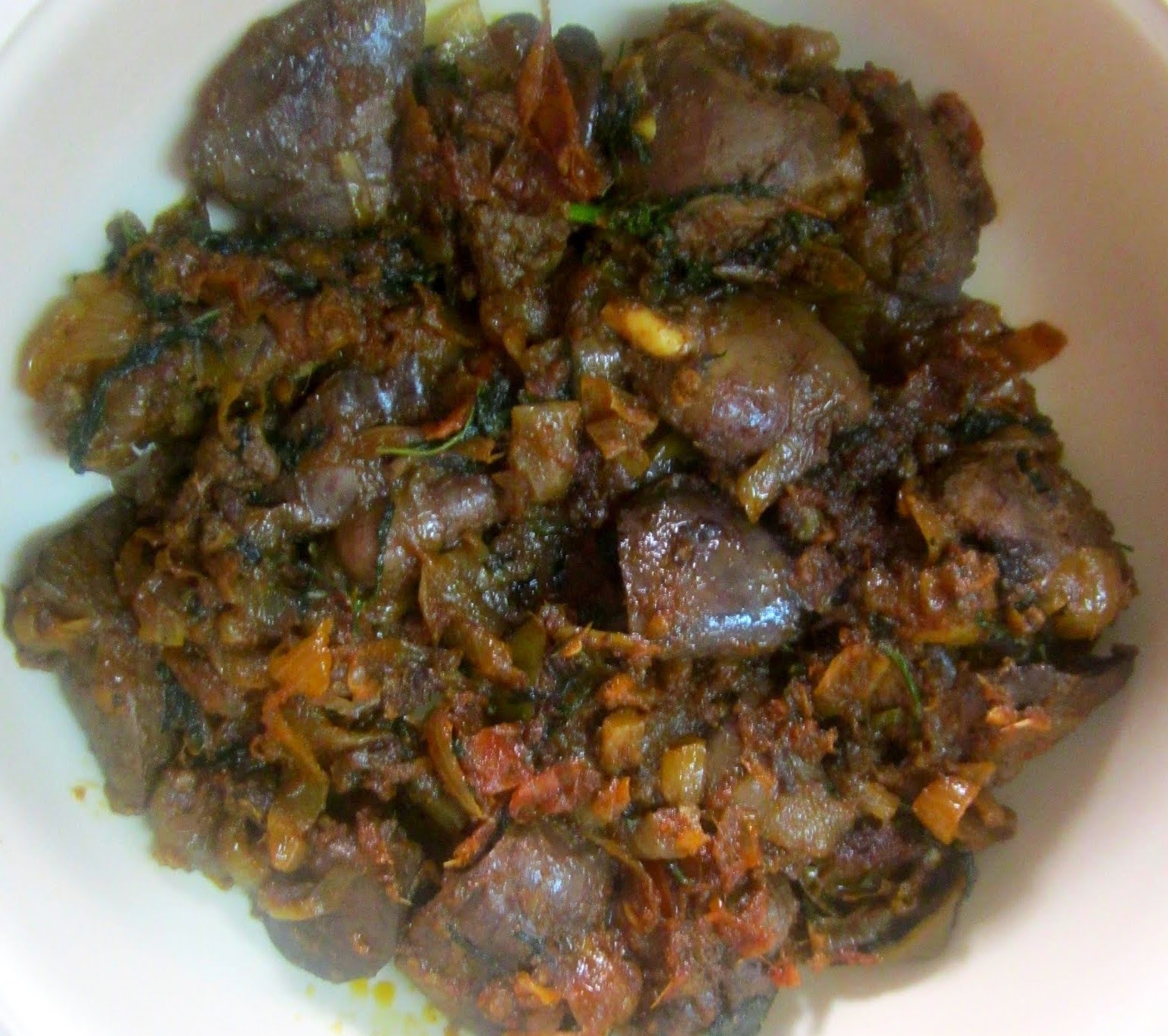 Bengali Recipe Chicken Liver Fry