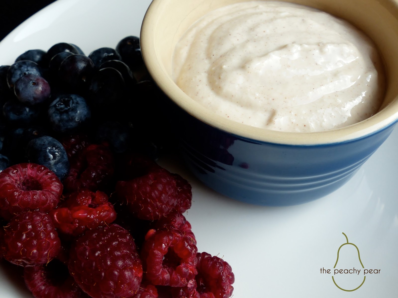 the peachy pear Cottage Cheese Fruit Dip