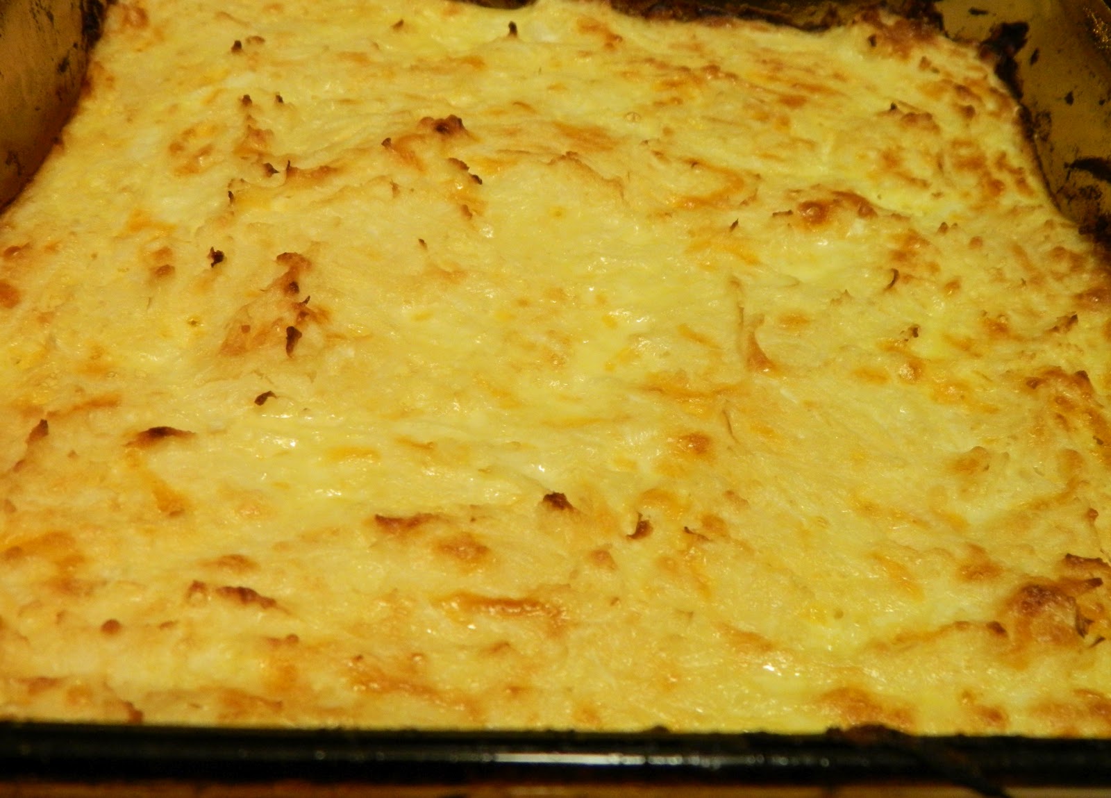 Ginny's Low Carb Kitchen CHEESY TURNIP HASHBROWN BAKE