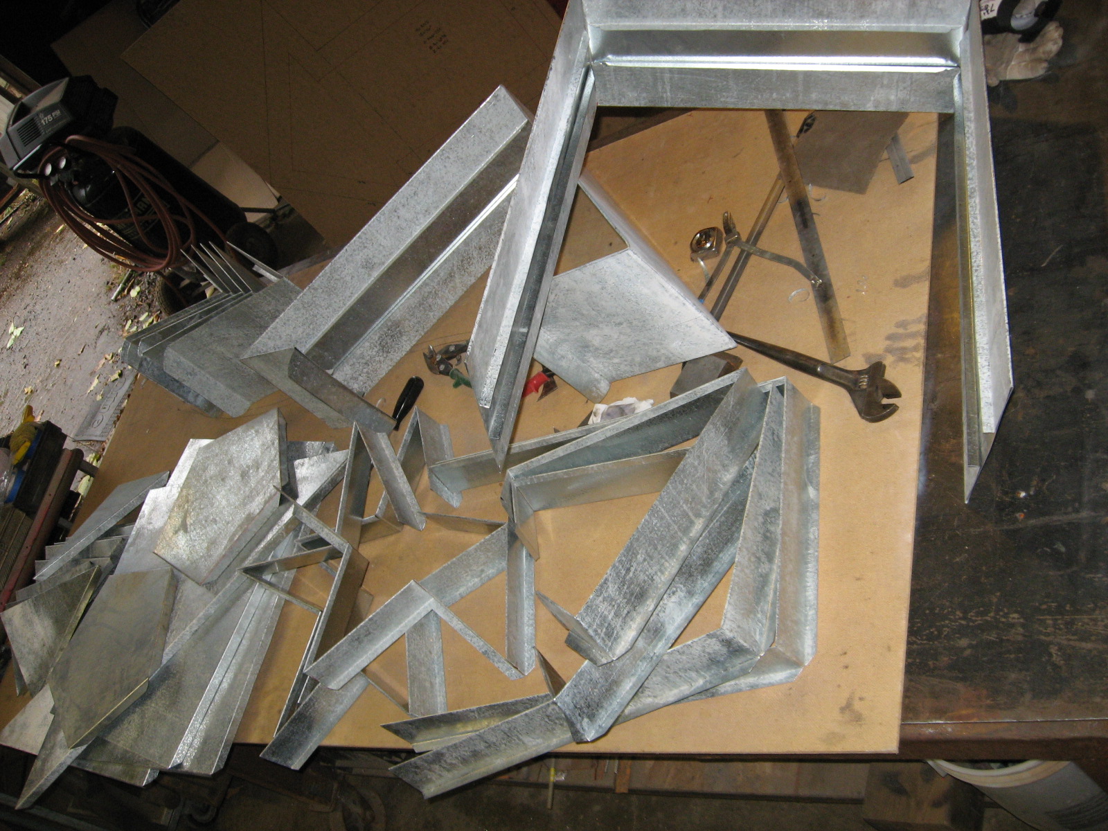 heavy metal works vintage style star and arrow sign triangle metal works