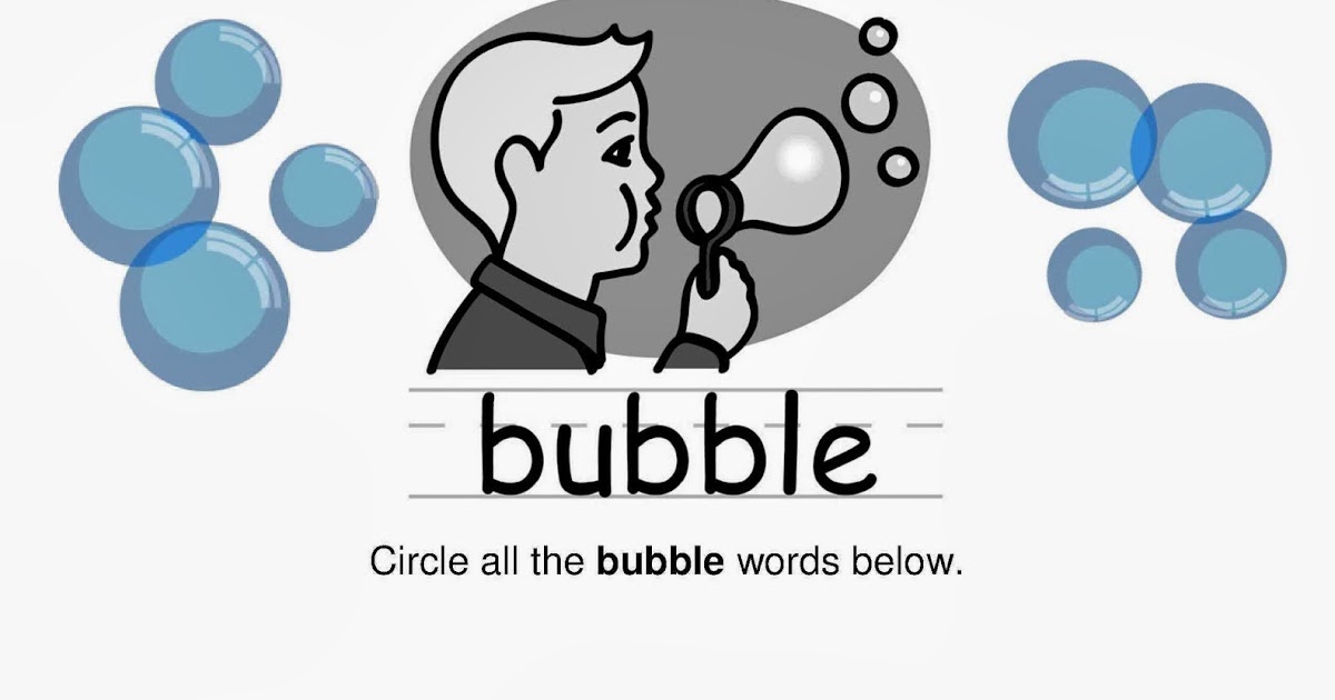 Story Pear: Bubbles! Children love bubbles!