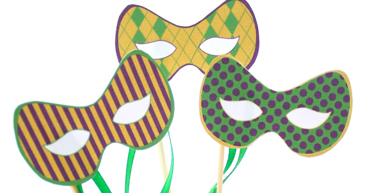 mardi gras cupcake decorations