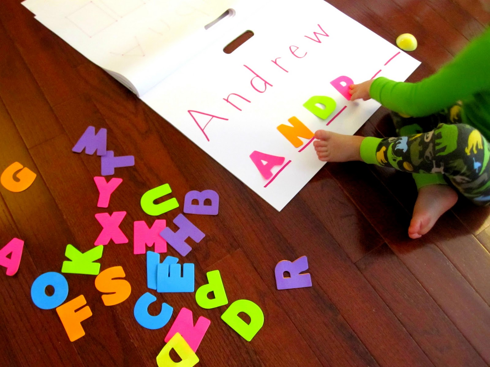 Toddler Approved! Letter Pad Name Spelling