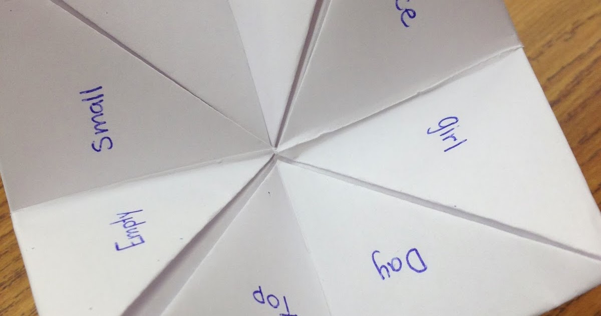 A Love for Teaching Fortune Teller Antonym Practice