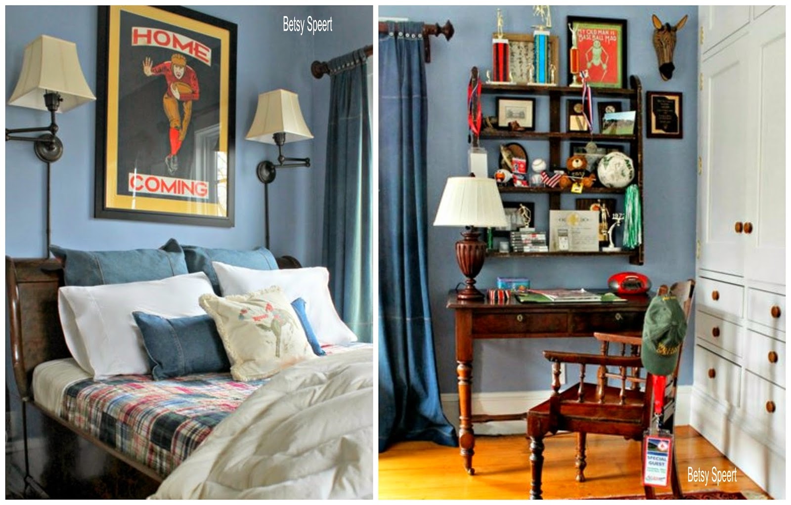 Betsy Speert's Blog: Denim For a Teenager's Bedroom
