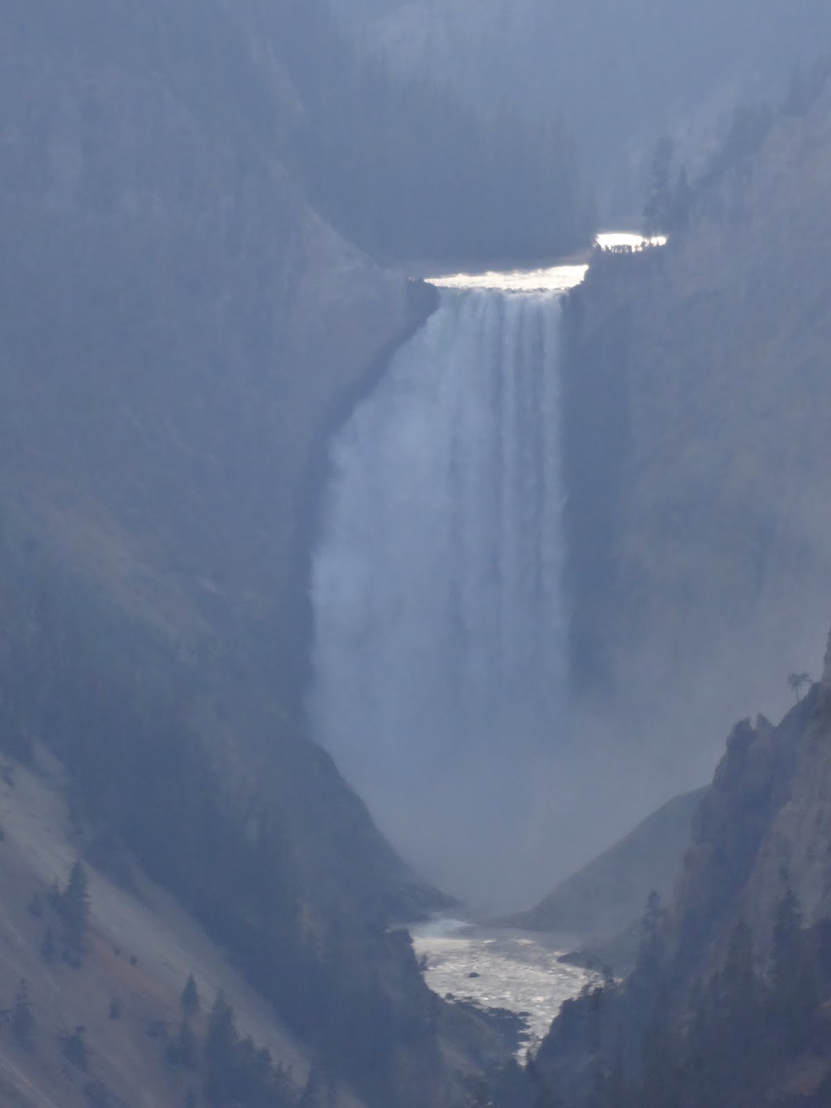 Yellowstone Falls Close Up