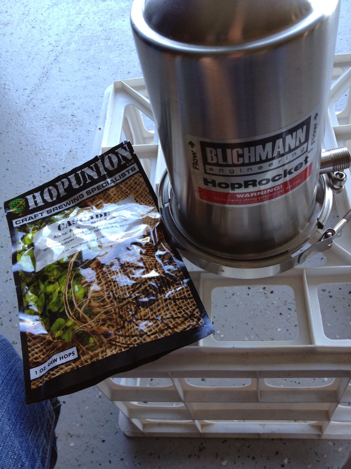 JABlog The Blichmann Hop Rocket In Action