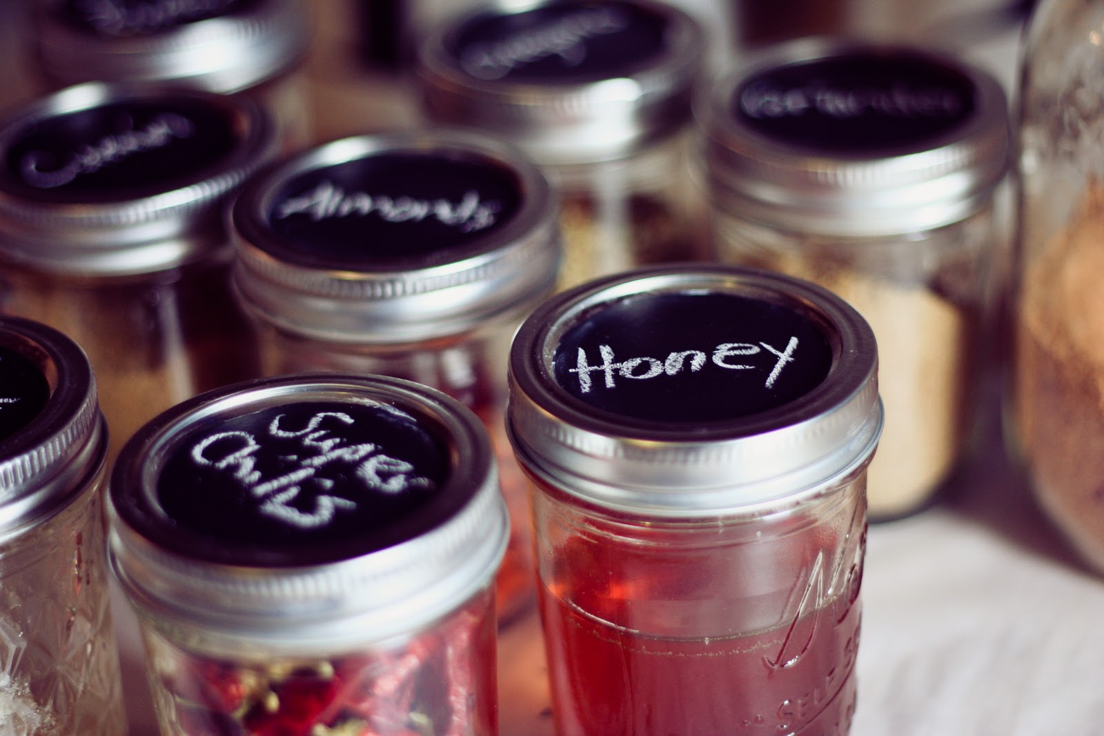 DIY // Chalkboard Paint Labels Our Blessed Road
