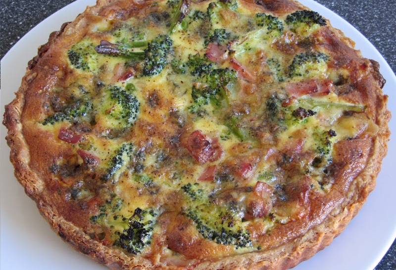 Jordy's Cooking BROCCOLI AND BACON QUICHE RECIPE