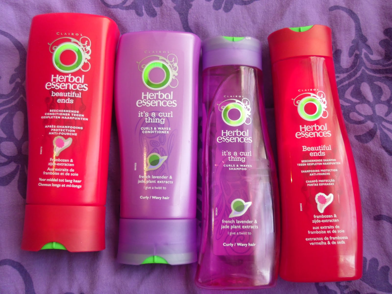 Farha Beauty Herbal Essences, It's a curl thing + Beautiful ends review