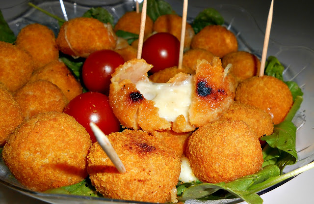 mozzarelle impanate e fritte
