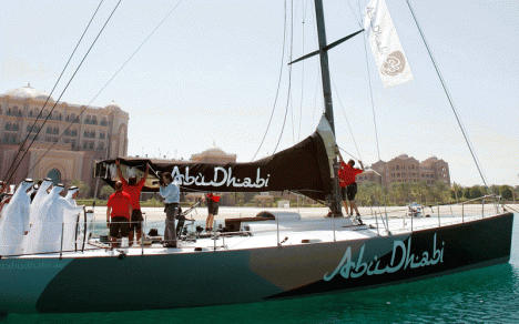 ... own entry to the race, the Abu Dhabi Ocean Racing (ADOR) team yacht. ... own entry to the race, the Abu Dhabi Ocean Racing (ADOR) team yacht.