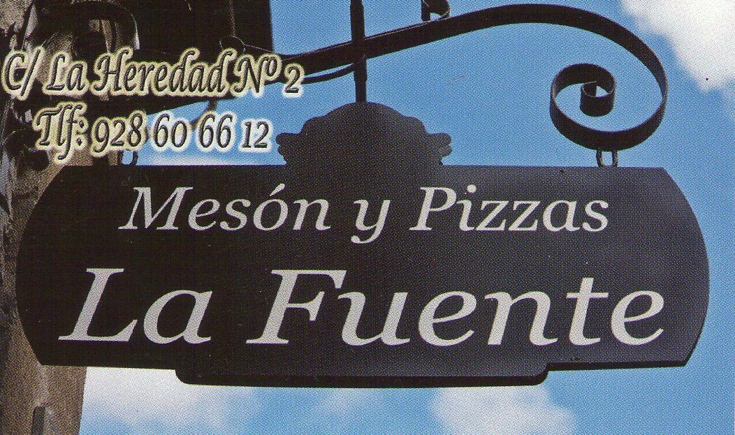 Restaurante en Arucas. Pizzeria en Arucas. Meson y pizzas la fuente.