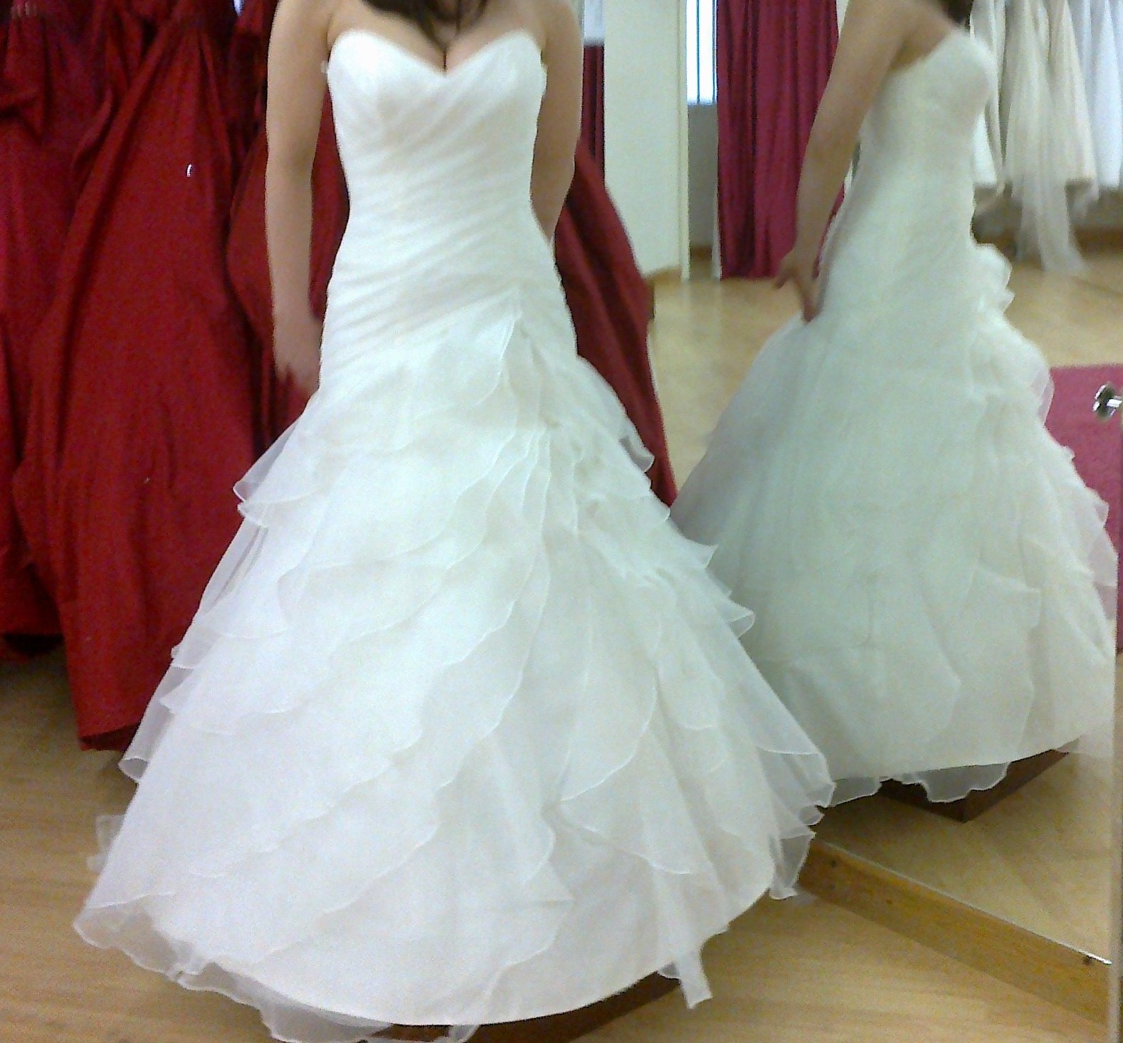 Suknie ślubne Vestido Suknia ślubna W Hiszpańskim Stylu Falbanki
