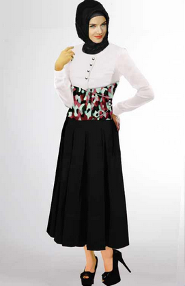 Busana dress muslim model blouse