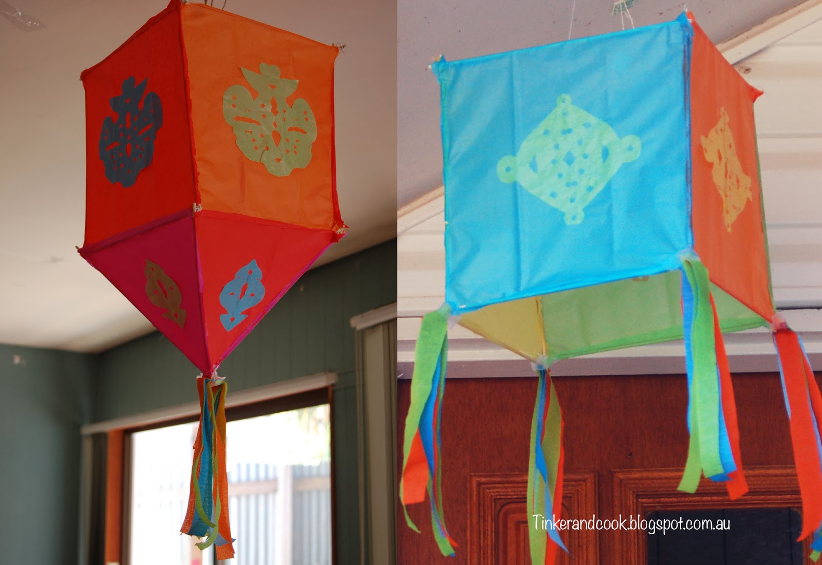 Tinker and Cook Traditional Indian Paper Lanterns with a difference.