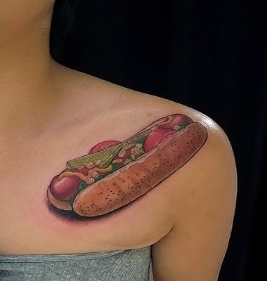 Cool Hot Dog Tattoos Seen On www.coolpicturegallery.us Cool Hot Dog Tattoos Seen On www.coolpicturegallery.us