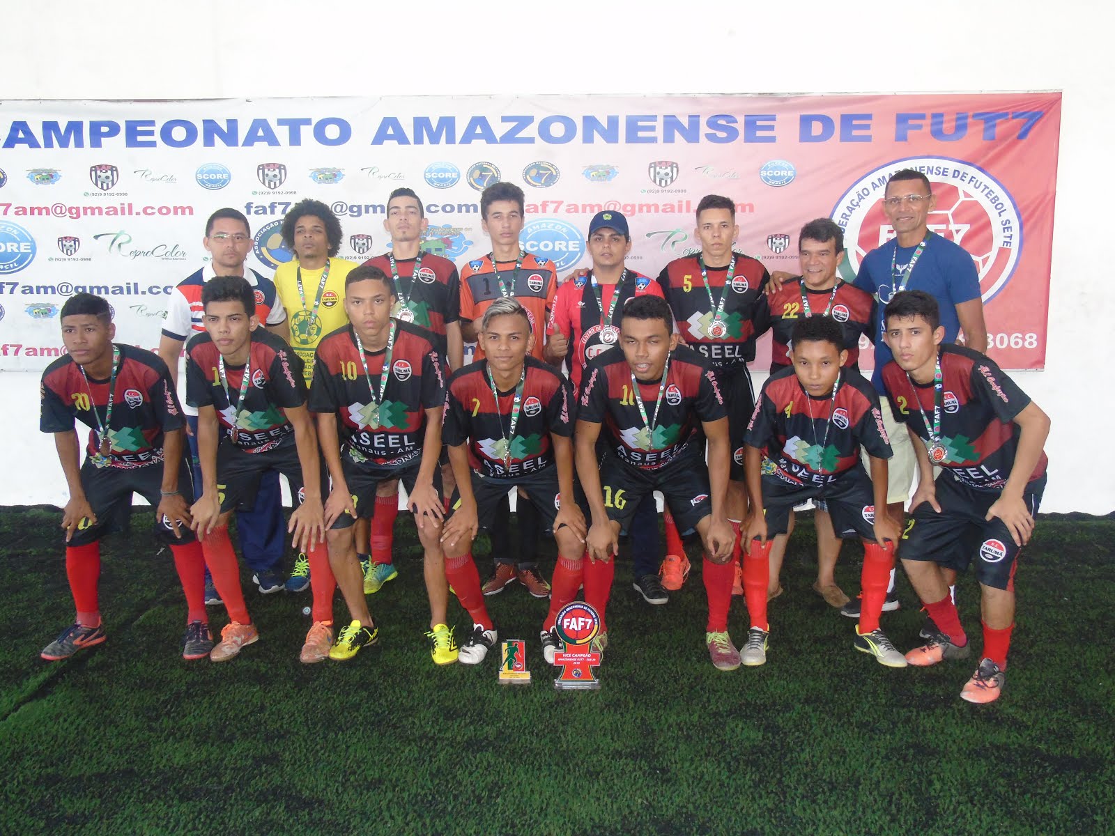 Tarumã vice-campeão amazonense de Futebol 7 Sub-20 de 2018
