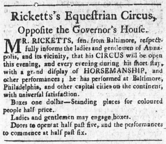 Charm City History: 229 Years of Circus History in Baltimore