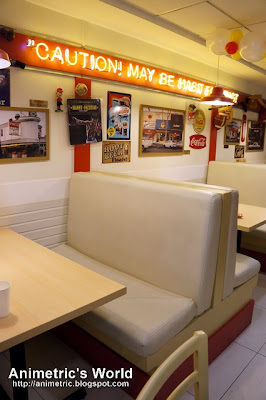 Inside Cheese Steak Shop