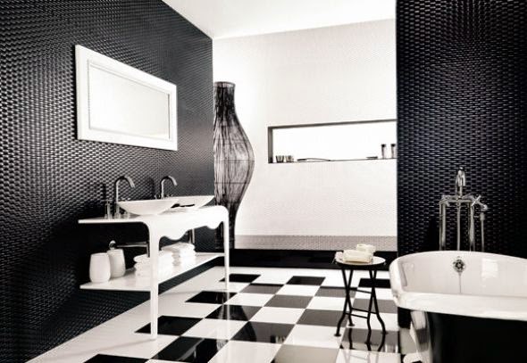 contemporary black and white bathroom decor ideas and furniture