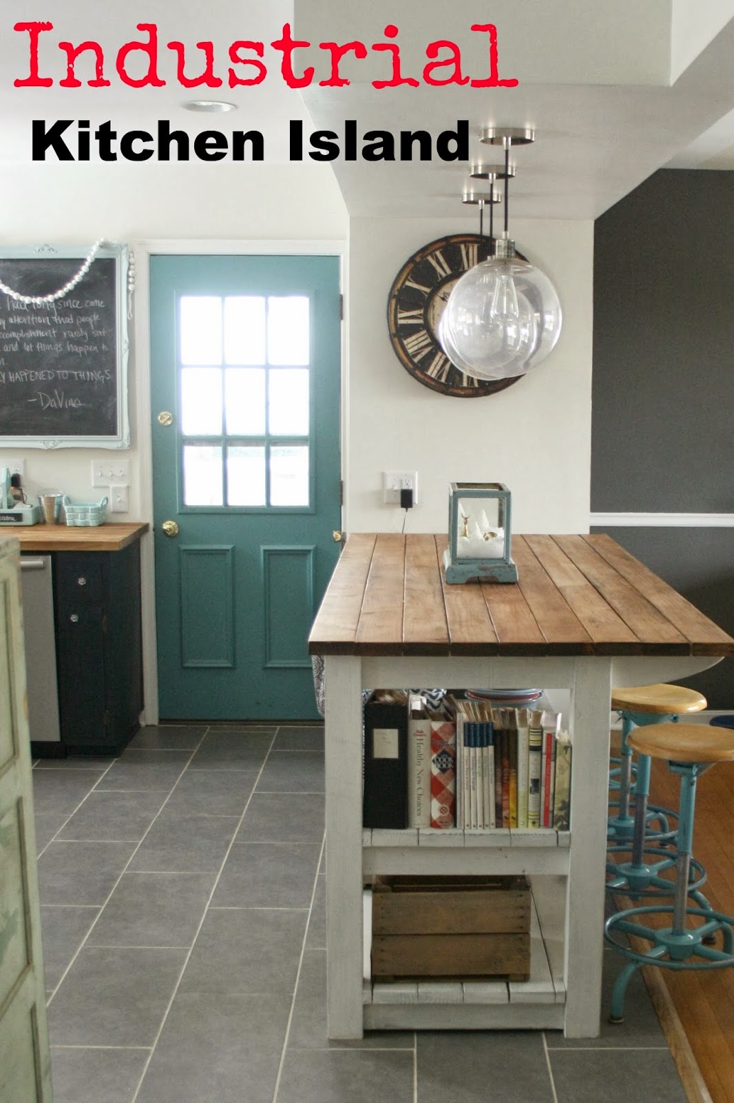 My Industrial Look Kitchen Island (and that time I messed up
