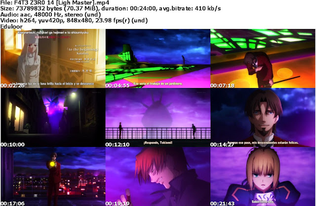 Fate/Zero 2 12/12 HD Sub Español MEGA
